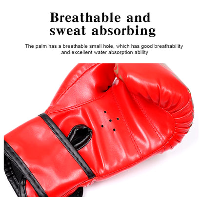 Boxing Gloves Breathable Kickboxing Gloves Comfortable Professional Boxing Gloves Punching Training Gloves for Children Adults